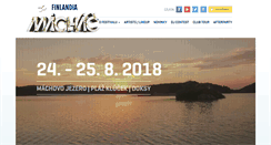 Desktop Screenshot of festival-machac.cz
